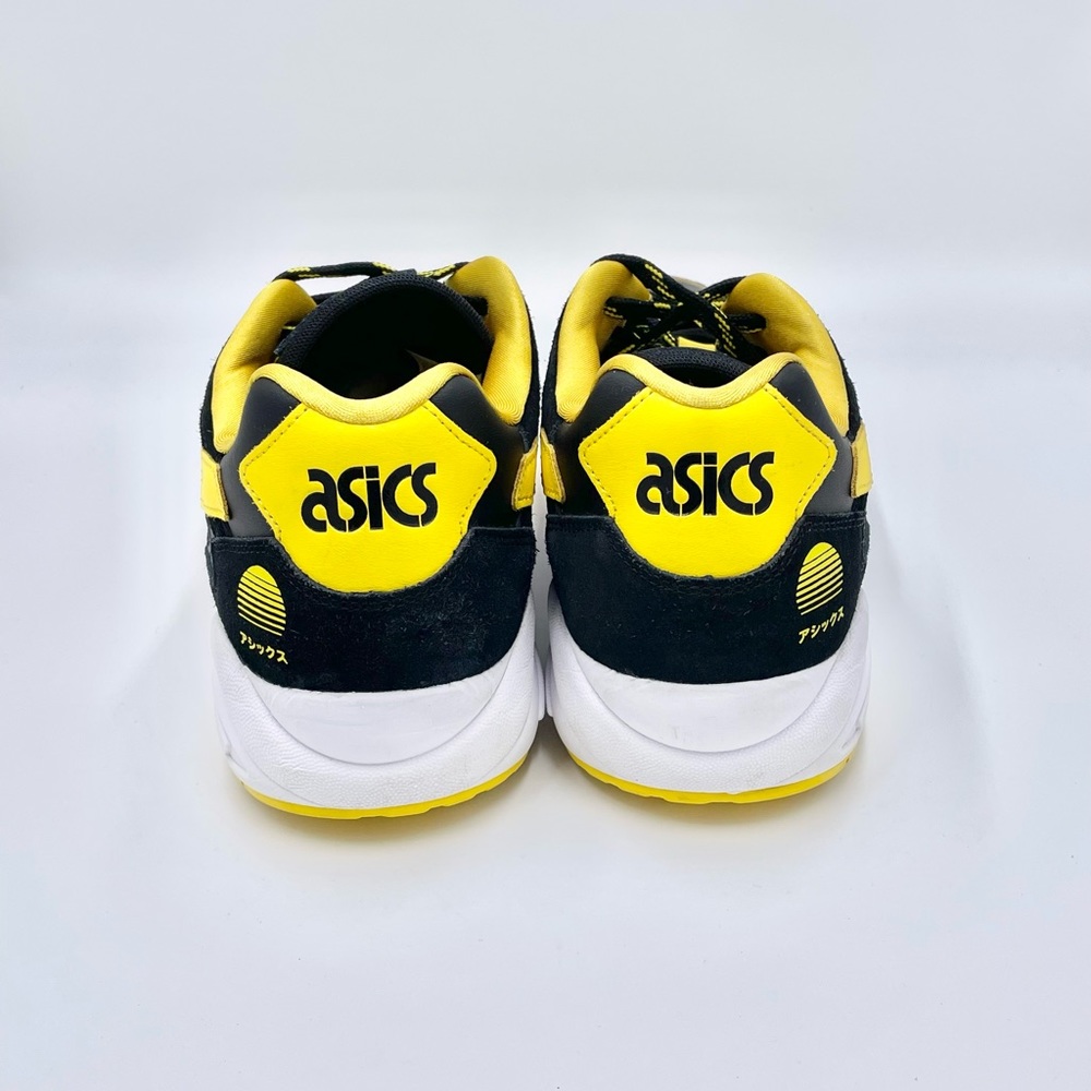 Asics Gel Diablo ‘Welcome To The Dojo’ Sun Logo Yellow Black Sneaker Men’s Sz 10 - Picture 6 of 11